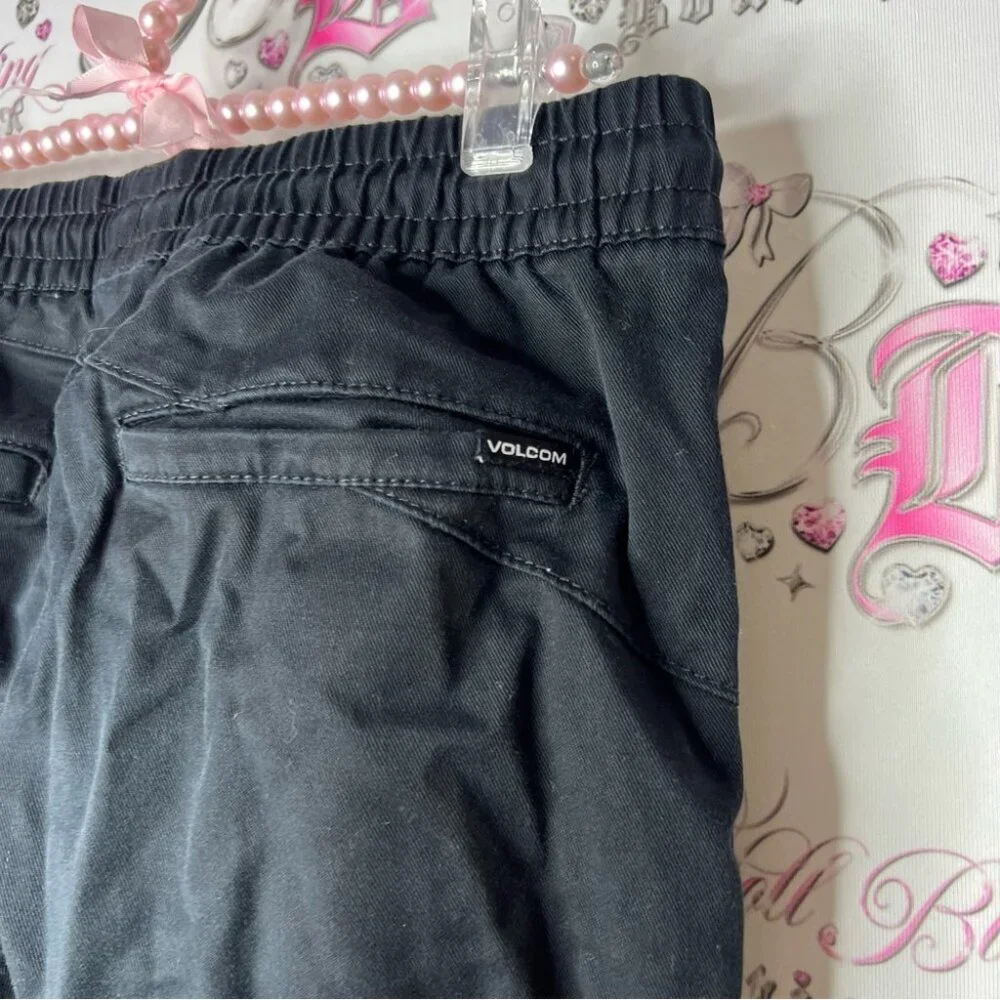 Volcom pants joggers kids Dark Jogger Pants pockets stretch waist